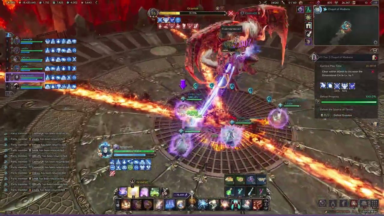 THRONE AND LIBERTY - Grayeye chapel eye mechanic