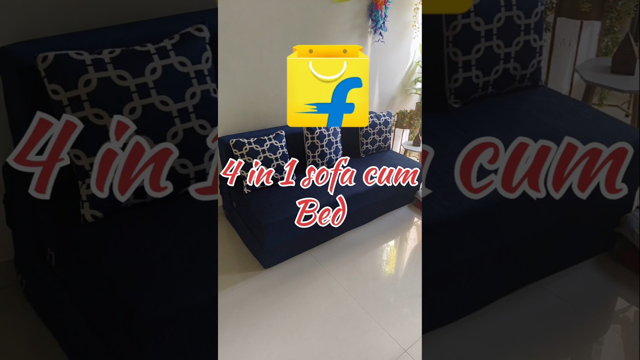 ❤️💕 Sofa cum bed from 👉 Flipkart 🩷🌸 4 in 1 sofa cum bed🫰🫰😍 under 5500/- 🌸🩷  Review #flipkart #shorts