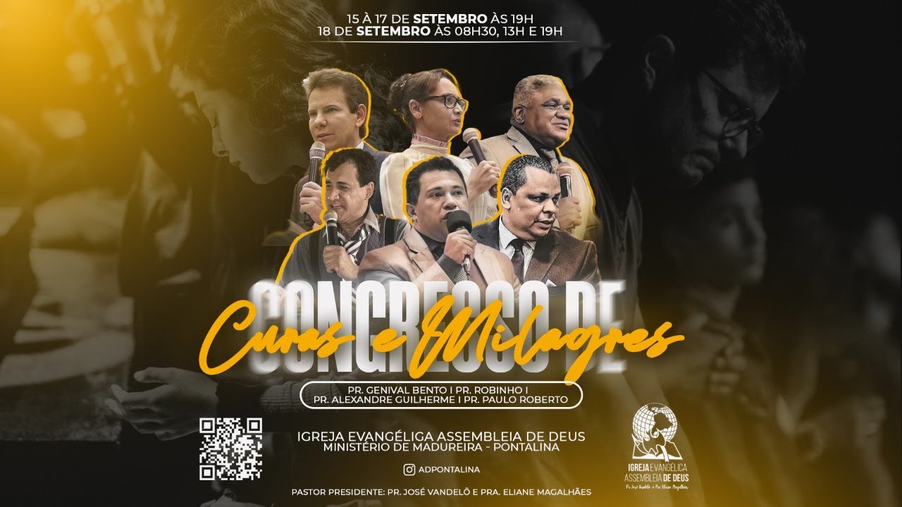 ADPONTALINA - Pr. Robinho- 2&ordm; DIA CONGRESSO CURAS E MILAGRES  - 15 09 2022