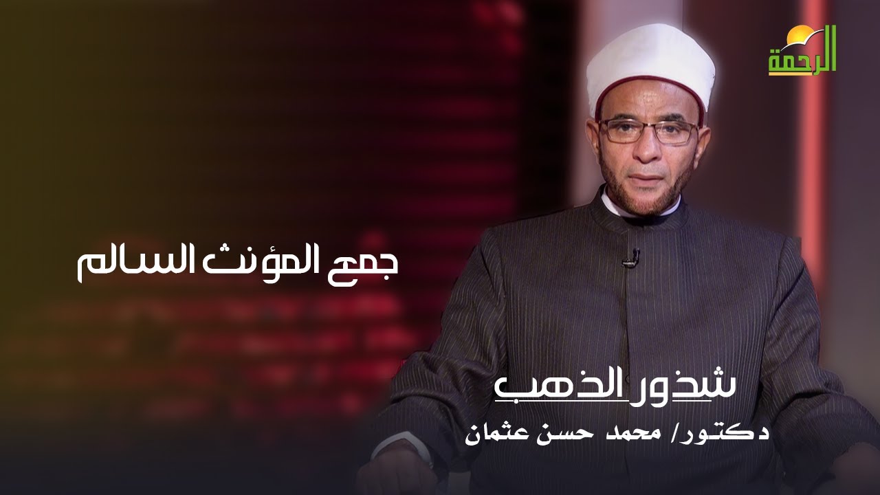 جمع مؤنث سالم || شذور الذهب || د. محمد حسن عثمان
