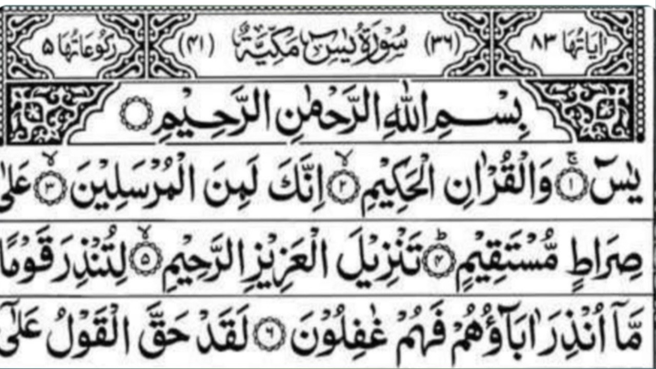Surah Yasin | Yaseen Sharif | Ep321 | Daily Quran Tilawat Surah Rahman Complete Full With Arabic