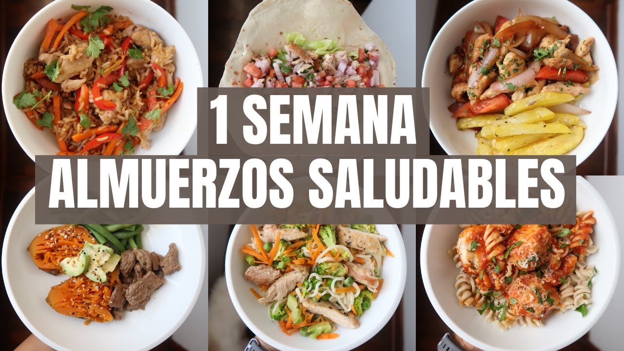 UNA SEMANA DE ALMUERZOS SALUDABLES Y DELICIOSOS | Michela Perleche