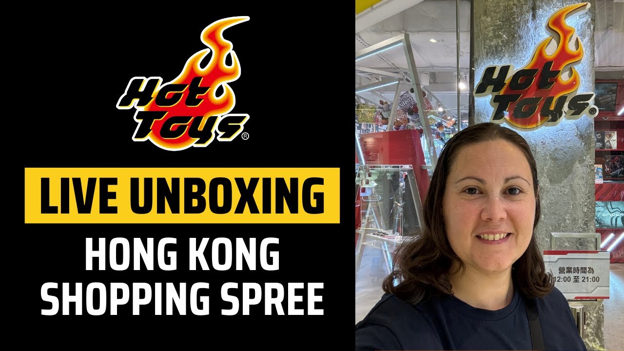 LIVE: Hot Toys Hong Kong Figure Shopping Haul Unboxing & Chat