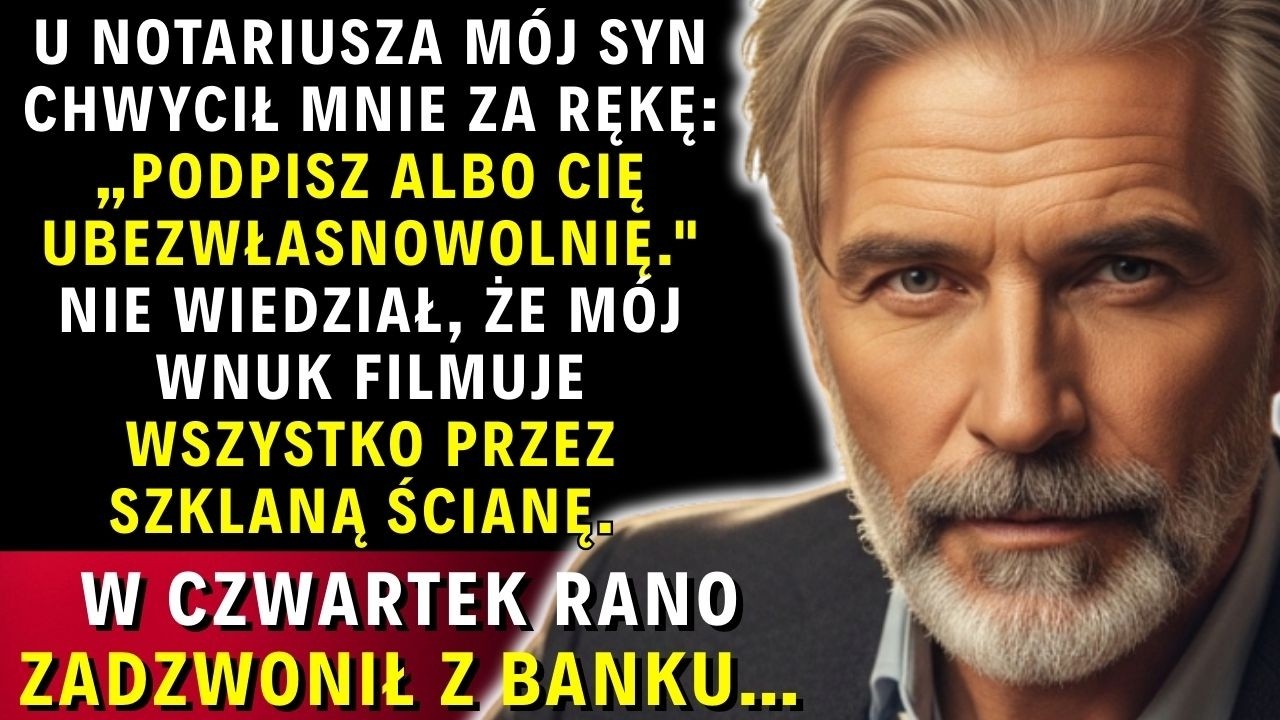 Mój syn myślał, że zabierze mi kamienicę za złotówkę. W czwartek rano jego konto było zamrożone.