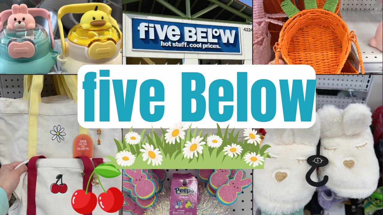 🍒 Spring ReFresh at five below | Shop with me at five below 🌼 