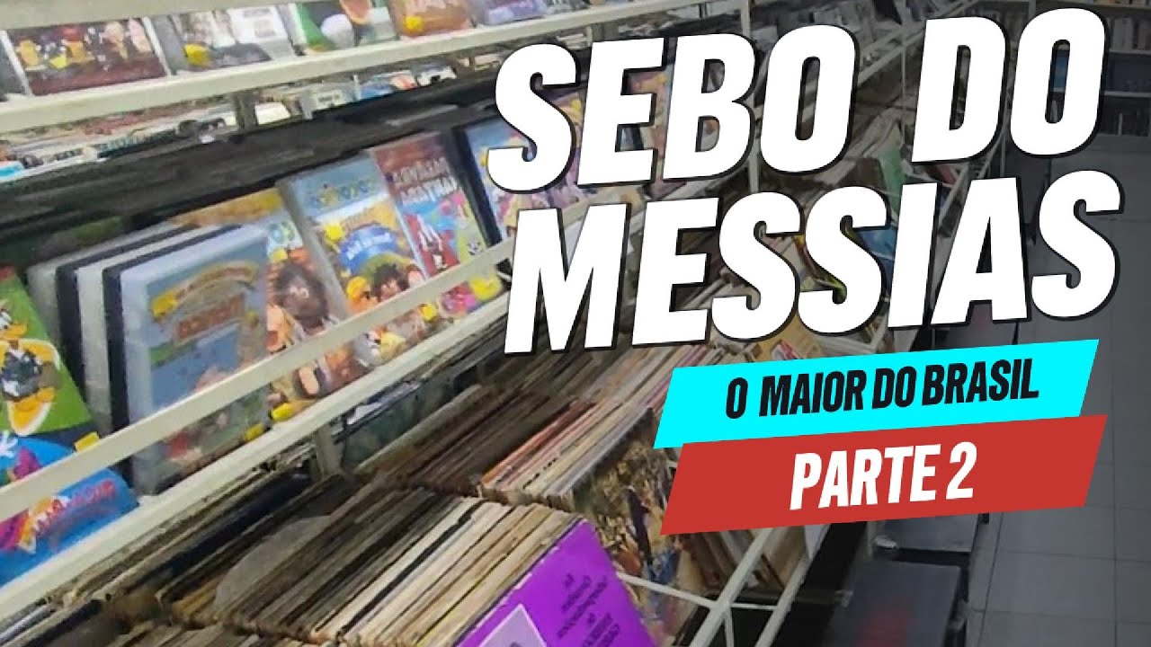 SEBO DO MESSIAS (Parte 2): Nossa visita ao maior Sebo do Brasil - Livros, CDs, DVDs, Vinil, HQs