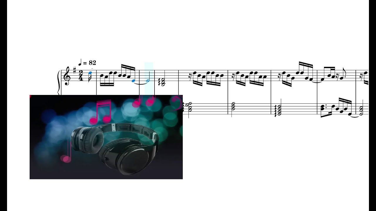 CAASPP testing sound but as a complete piano piece