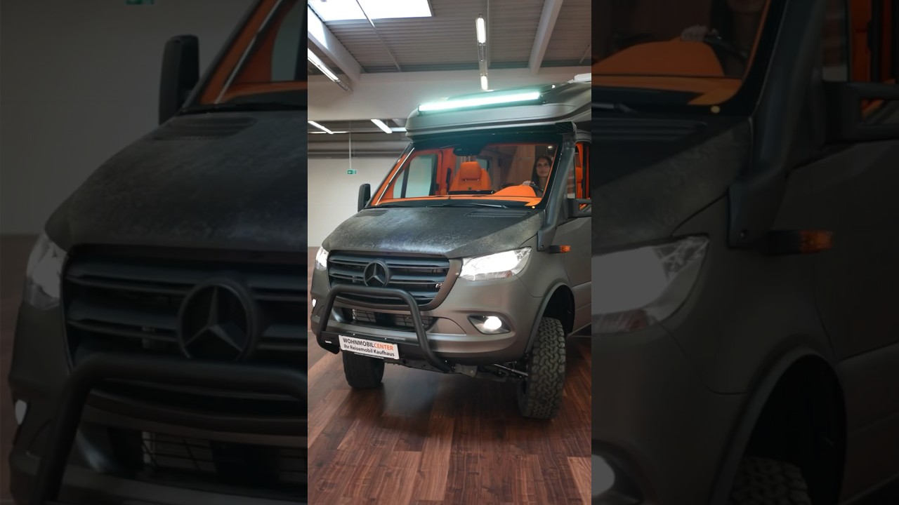 Mercedes Benz HYMER Full Custom Orange interior 🍊 