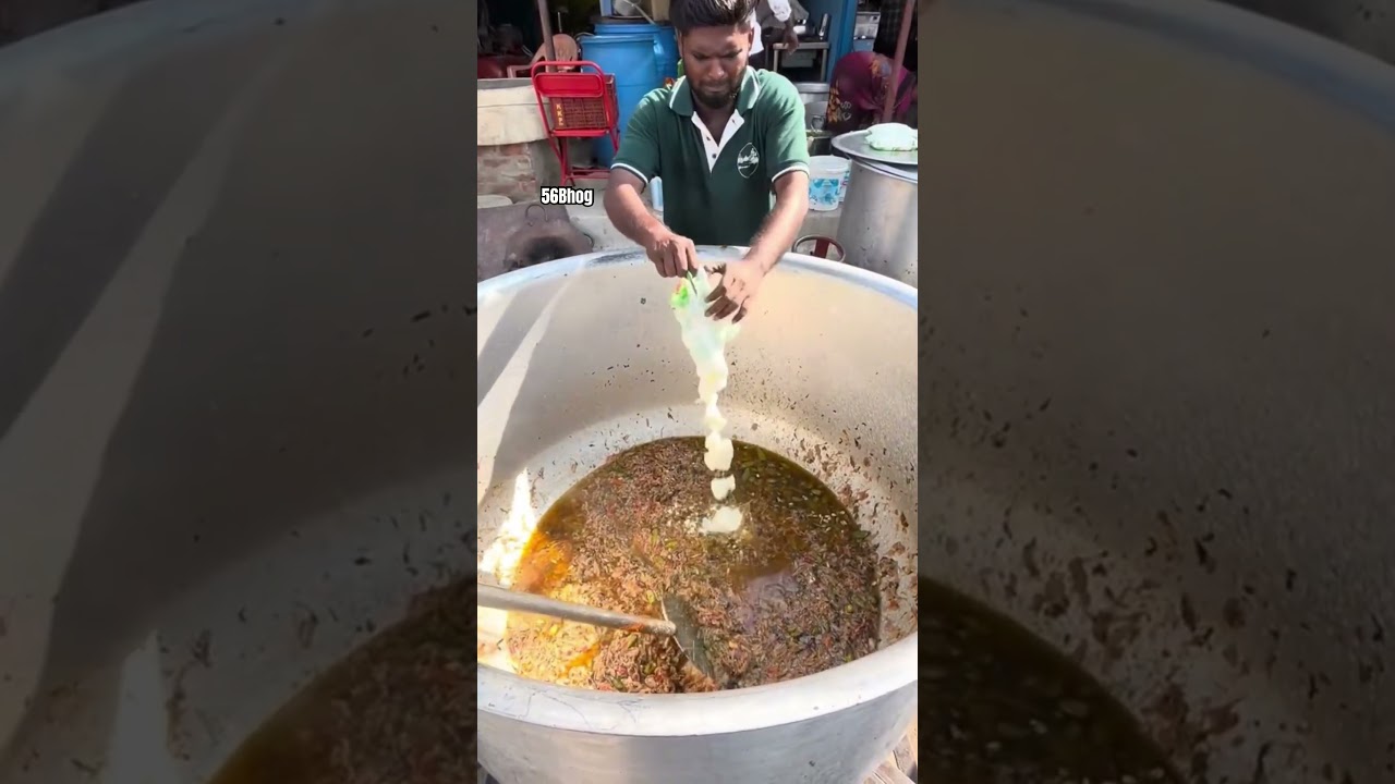 100 Kg biryani at Chennai #streetfood #food #foodiekismatwale #strrefoods #foodie #chennaifood