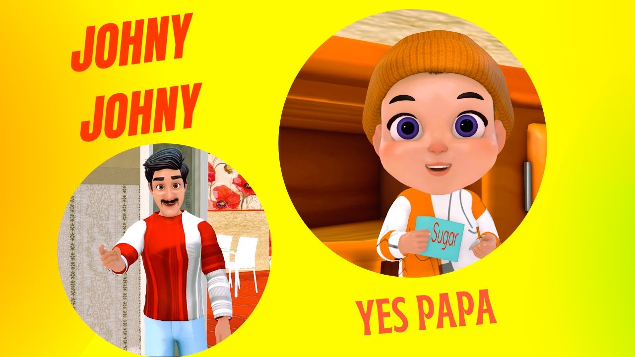 Johny Johny Yes Papa 👶🍭 | Nursery Rhyme Song | Kids Songs | Happy Fun Toons