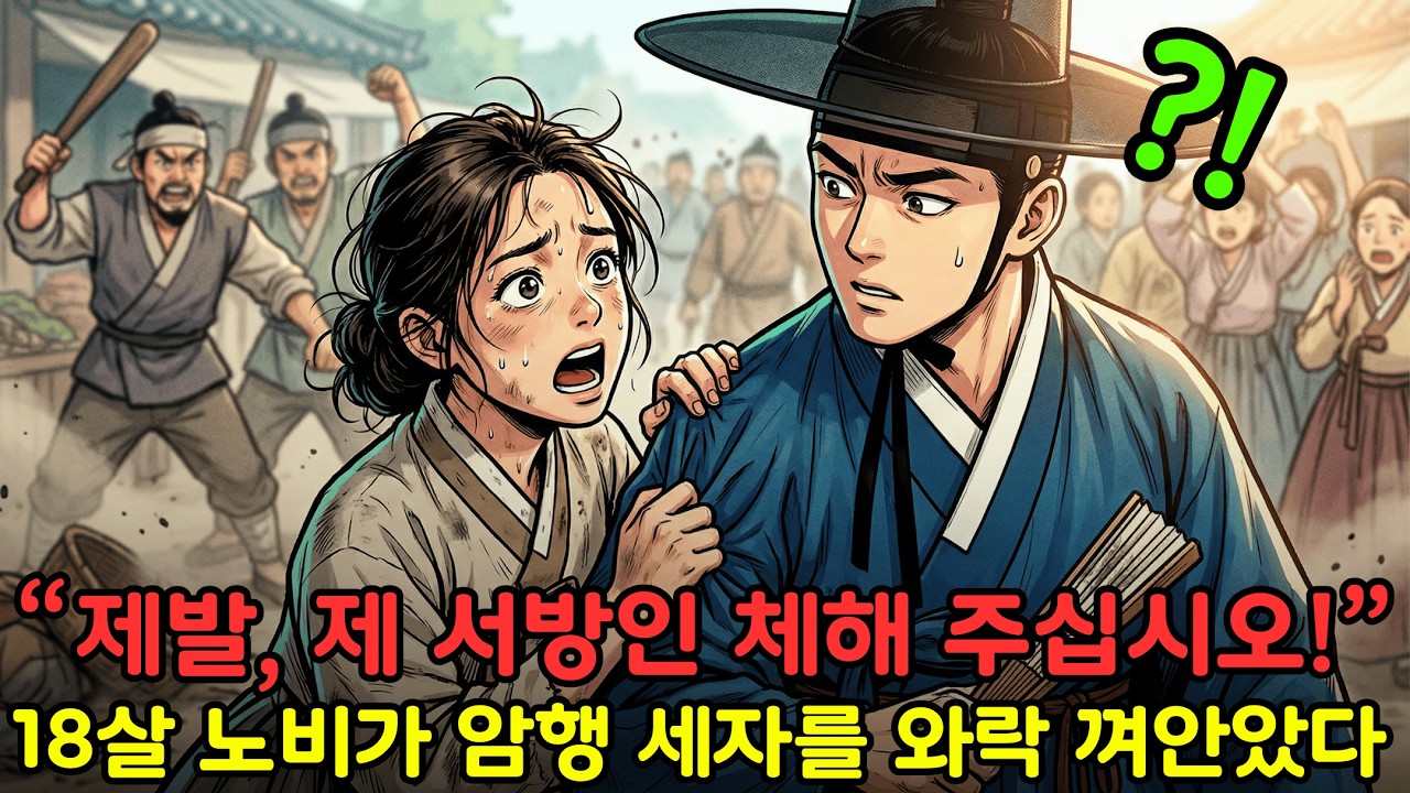 “제발, 제 서방인 체해 주십시오!” 추격당하던 18살 노비가 장터에서 껴안은 공자가 암행 중인 세자였다