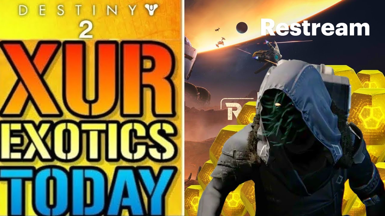 Destiny 2: XUR NEW EXOTICS, Weapons & Legendry's LIVE! 🔴 January 9th 2026 (Renegades)