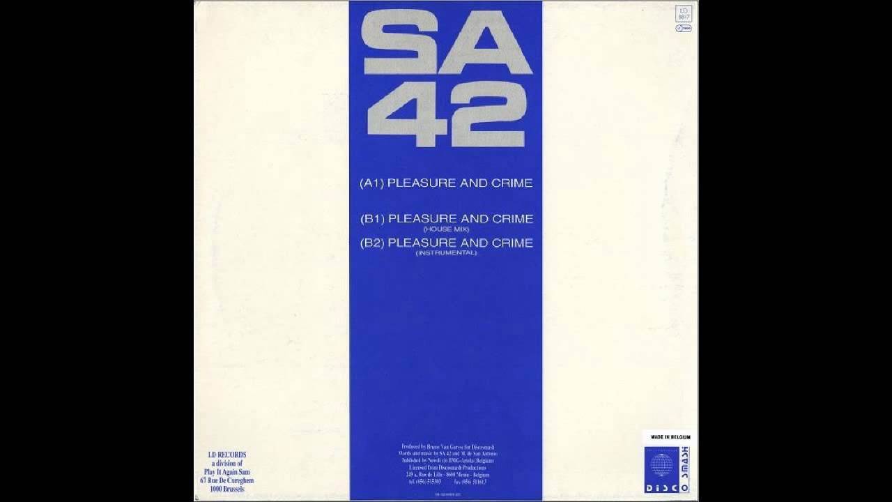 SA42 - Pleasure and crime (vinyl sound)