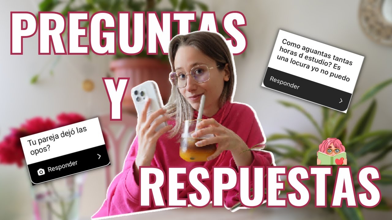 Q&A OPOSICIONES 🌺| &iquest;Me cost&oacute; elegir oposici&oacute;n? &iquest;Preparador o academia? &iquest;Mi motivaci&oacute;n?  📖 @belenixps