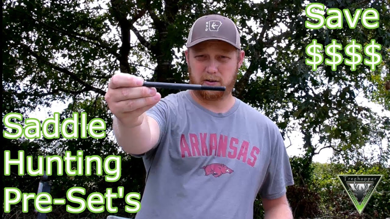Saddle Hunting Pre-Sets | Tree Hopper Tree-Step Bolts and Cordless Drill Bit