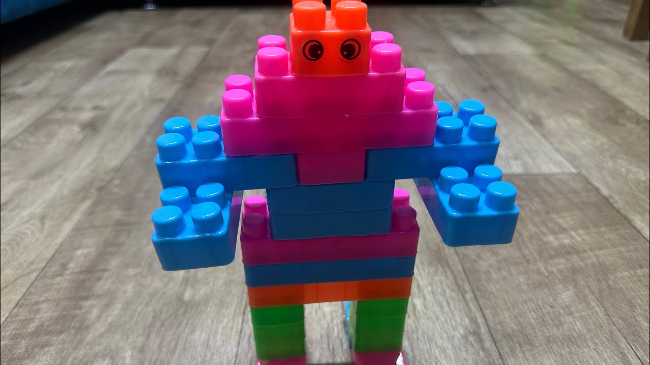 Satisfying DIY Robot ASMR / Building blocks/Block games ,Lego blocks #asmr #asmrsounds 