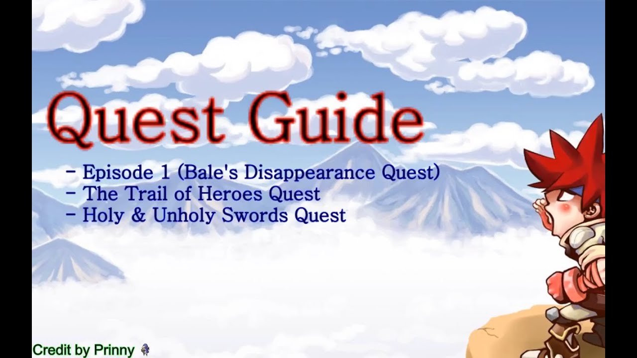 Quest Seal Online Episode 1 (Bale's Disappearance), Holy & Unholy Swords, and The Trail of Heroes