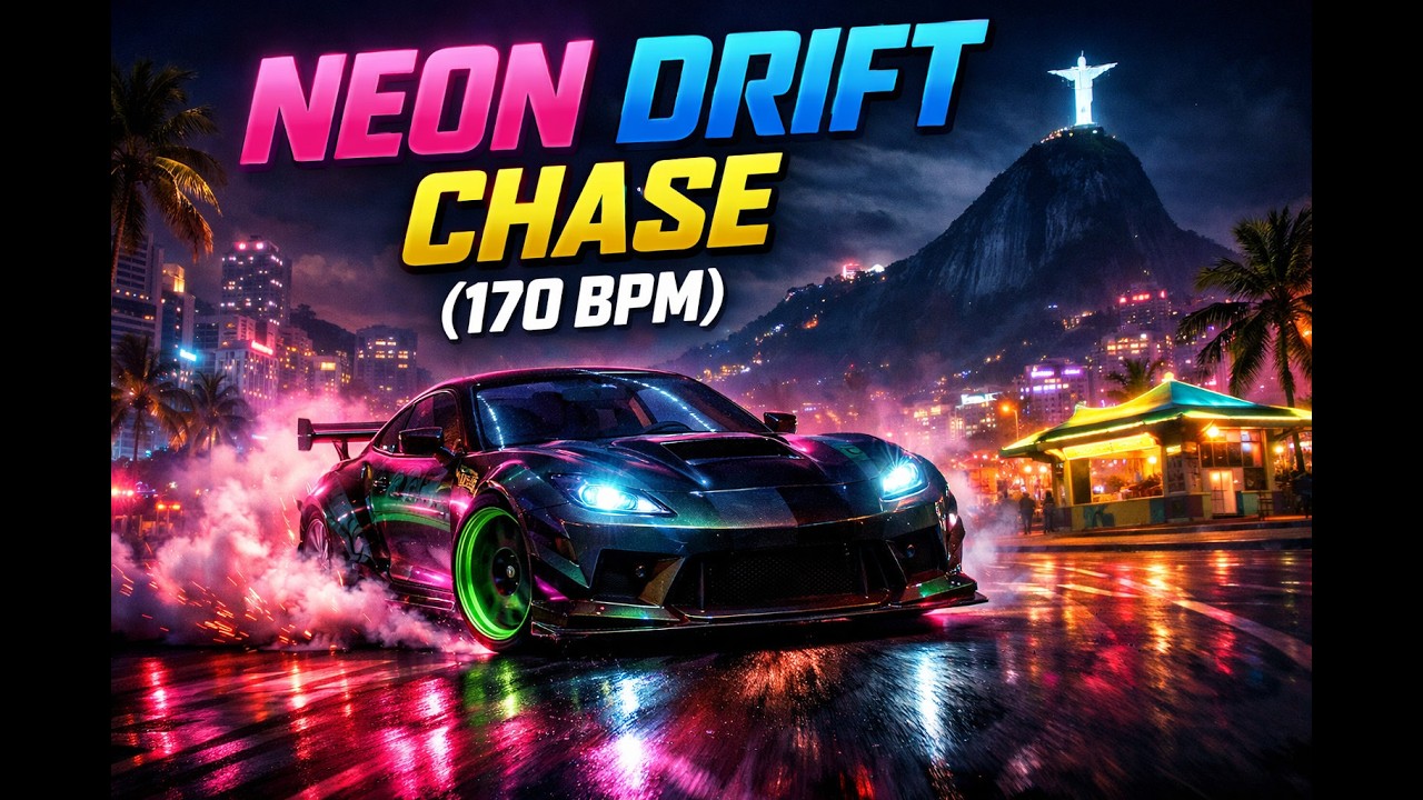 NEON DRIFT CIRCLE PHONK TURBO ⚡️ | Neon Drift Chase (170 BPM)