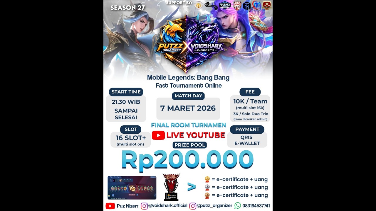 Fastur Mlbb Online By putz organizer s27