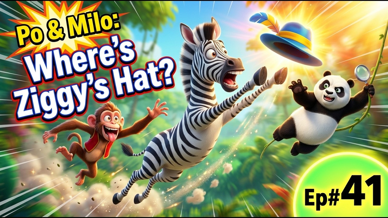 Po & Milo:Where's Ziggy's Hat? Ep41| Cartoons for Kids |Cartoons Videos for Toddlers