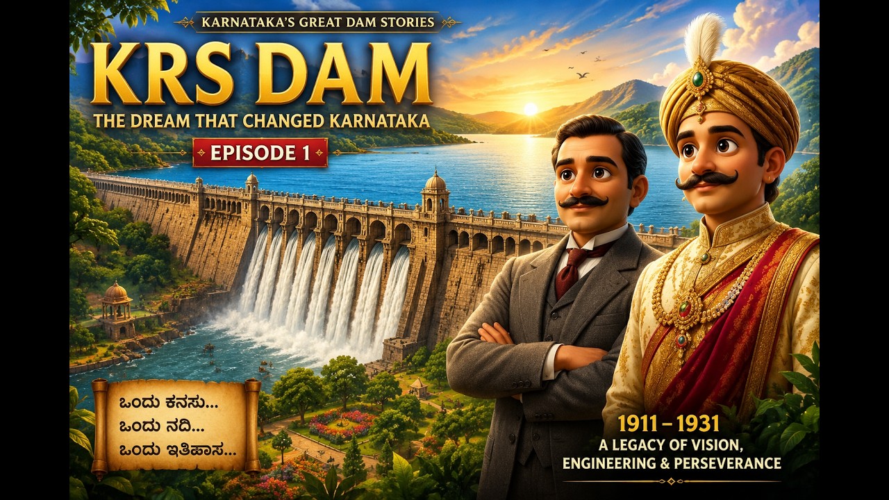 KRS Dam History Explained  The Untold Story of Krishna Raja Sagara Dam  Karnataka Documentary Ep 1