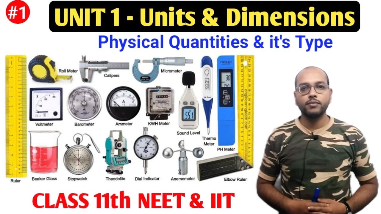 Physical Quantity #Measurements #Units and Dimension #Class 11 & NEET  Physics  by Ajay pandey