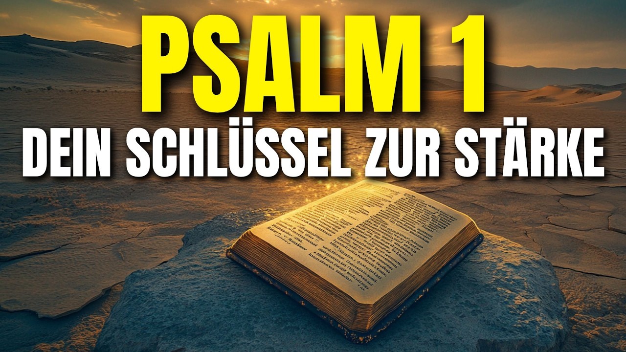 Starten Sie Ihren Tag mit Gott: Psalm 1, das Gebet, das stärkt