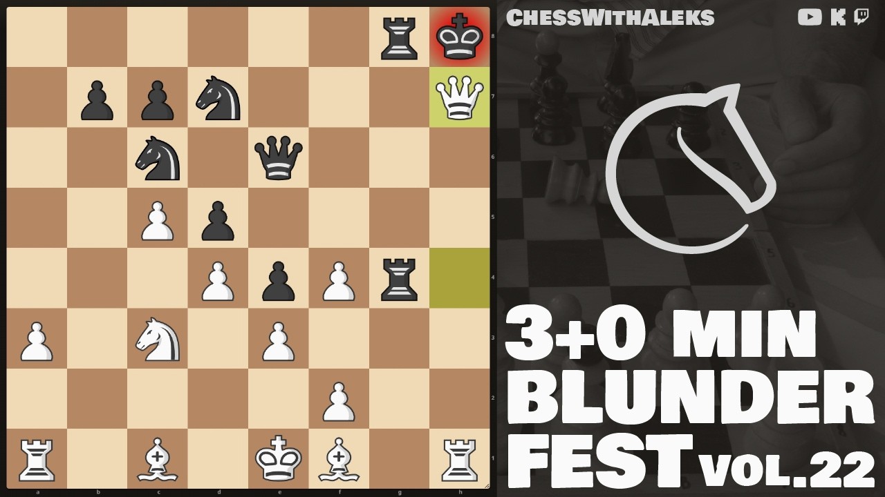 🔥 BLUNDER FEST Vol. 22 | 3-Min Blitz Chaos LIVE on Lichess.org