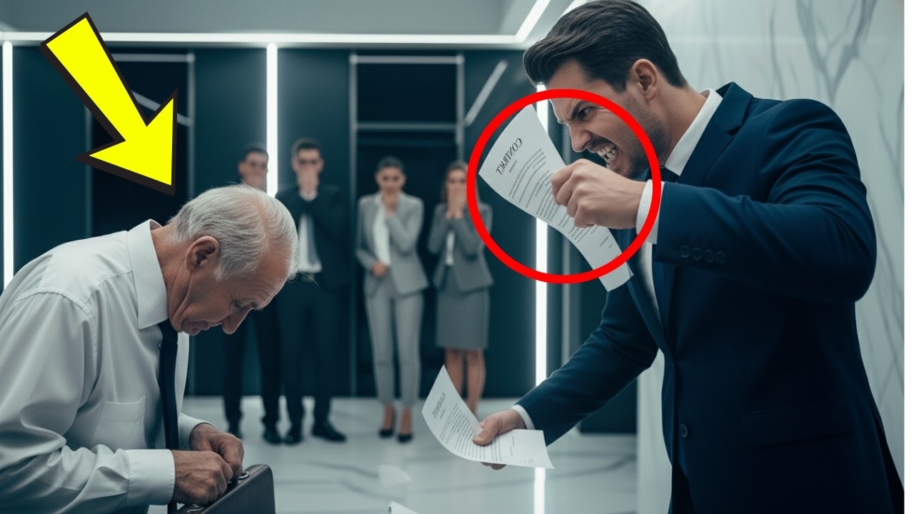 ABOGADO ROMPE DOCUMENTO DE ANCIANO HUMILDE SIN SABER QUE ERA EL JUEZ QUE DECIDÍA SU FUTURO