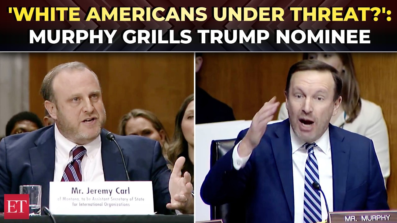 'White Americans were most disfavored group…': Jeremy Carl vs Sen Murphy over racial discrimination