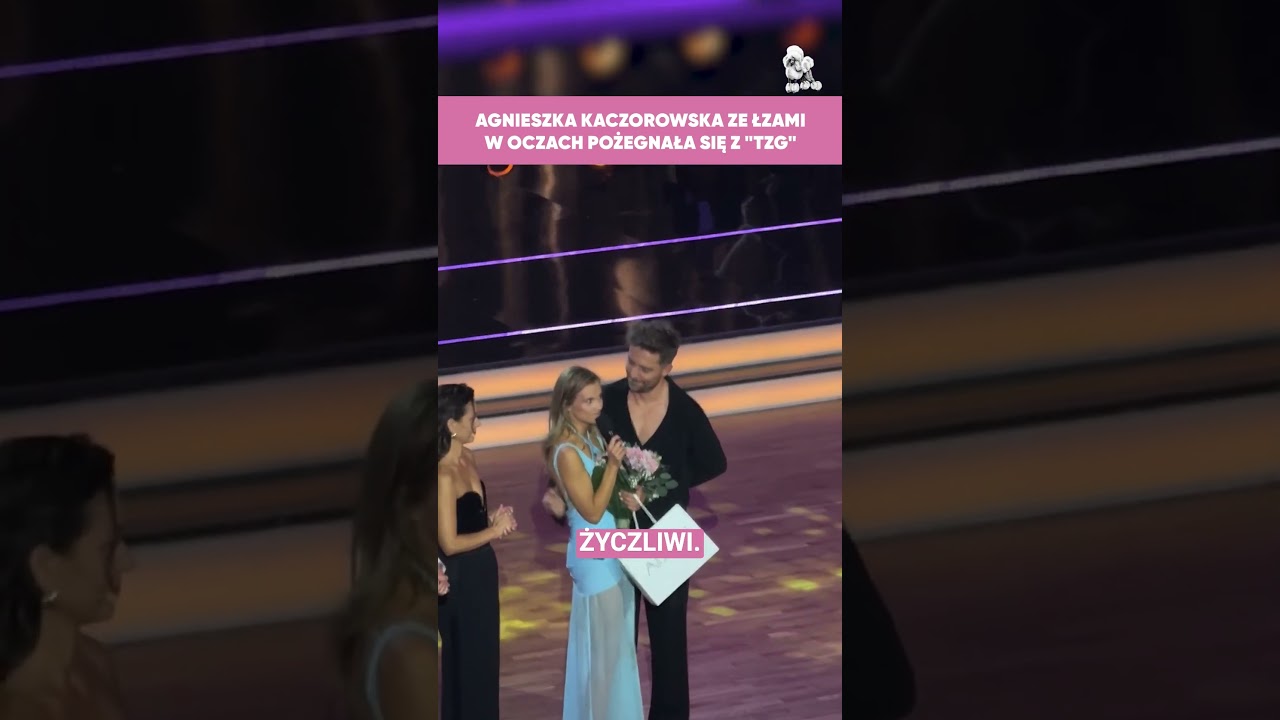 Agnieszka Kaczorowska ze łzami w oczach POŻEGNAŁA SIĘ z 