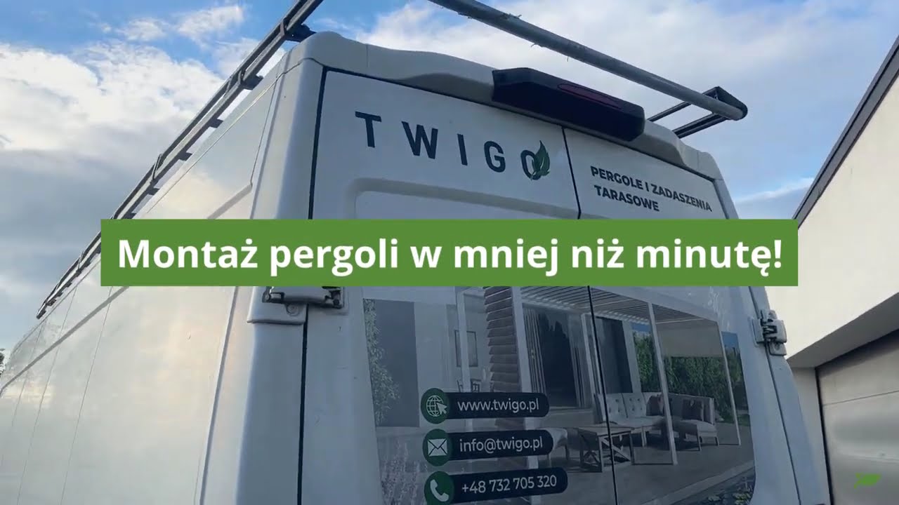 Montaż pergoli Twigo Select w mniej niż minutę! | Nowoczesne zadaszenie tarasu