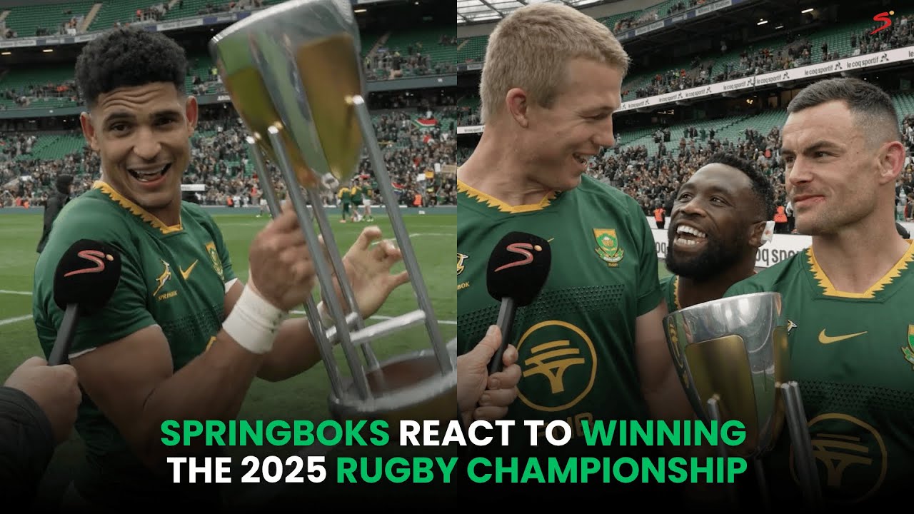 Springboks React To Winning The Rugby Championship 🇿🇦🏆 | What Goes On Tour