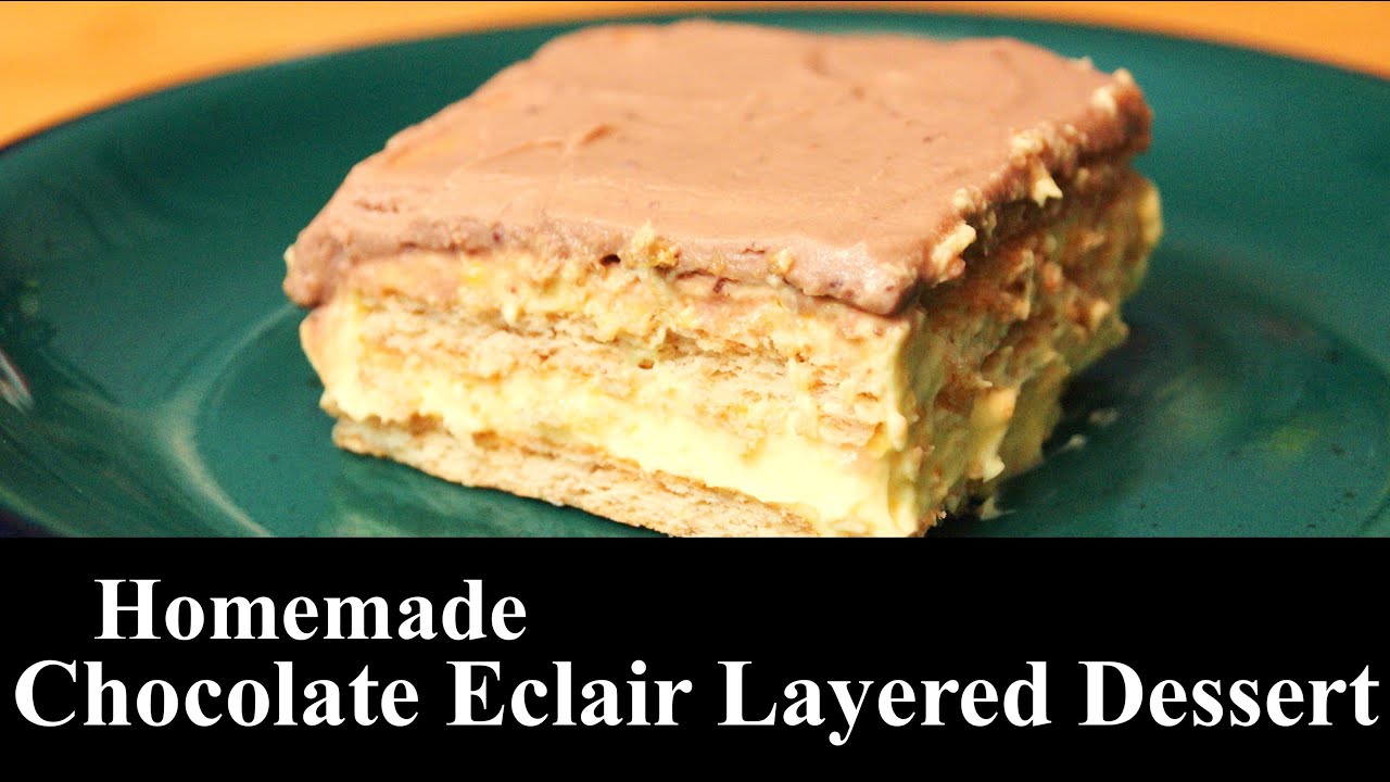 Homemade Chocolate Éclair Layered Dessert | Easy Recipe | Chocolate | The Southern Mountain Kitchen