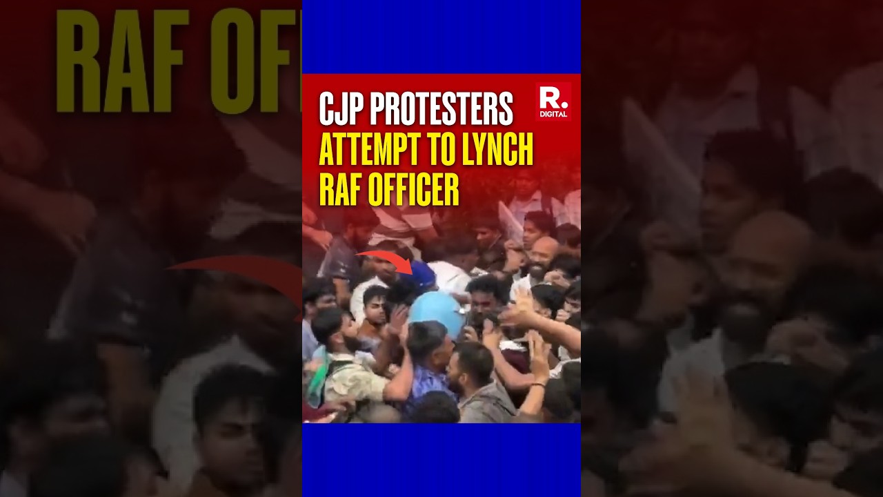 Protesters Attempt To Lynch RAF Officer