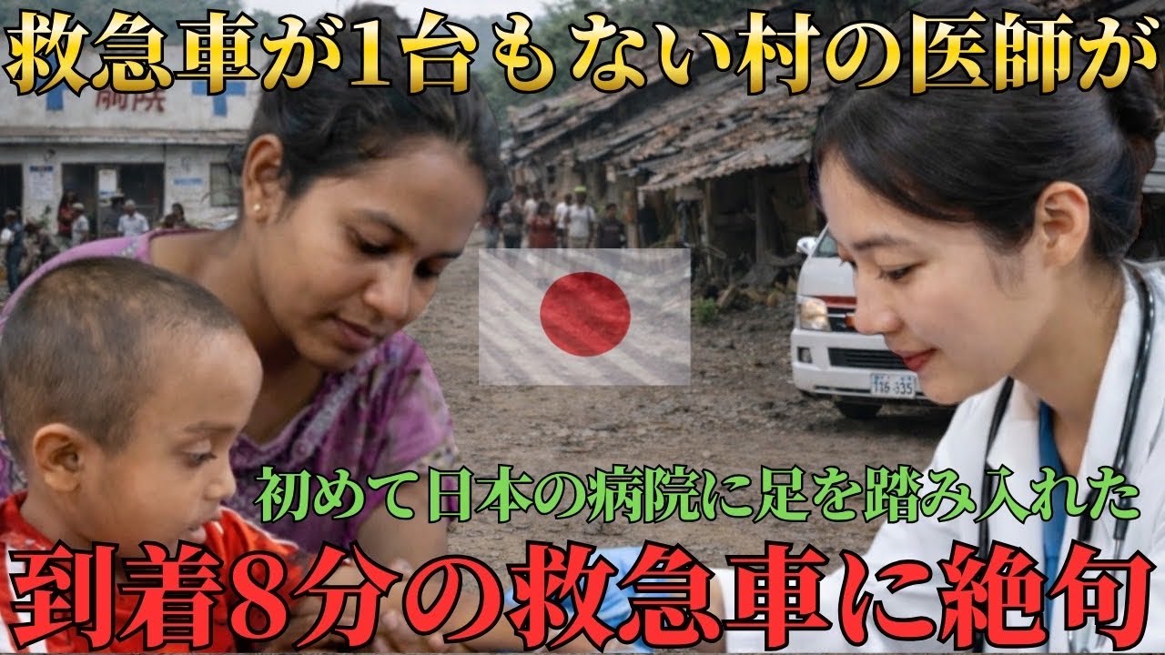 救急車1台もない村で働く医師団が来日→日本の病院で泣き崩れた「これが本当の医療なのか」【海外の反応】