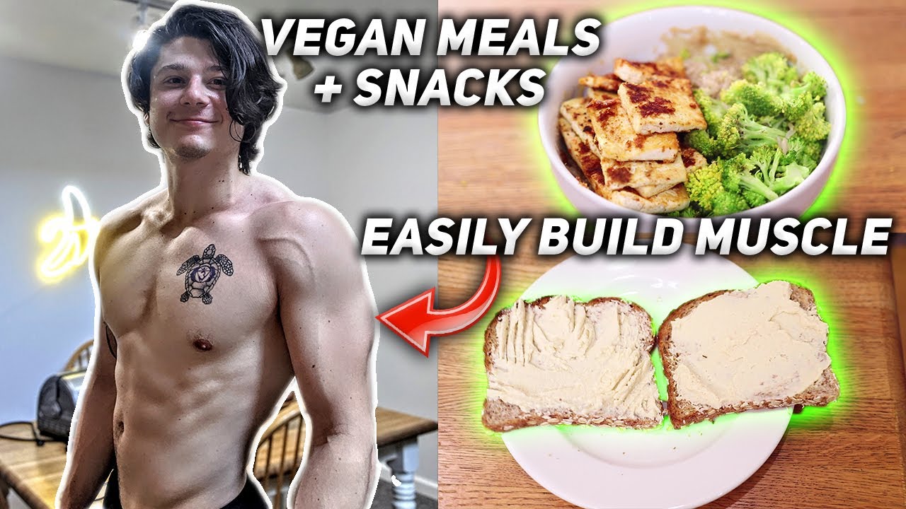 How To Be A Vegan Bodybuilder When You're Lazy As F*ck | Easy, High Protein Meals + Snacks