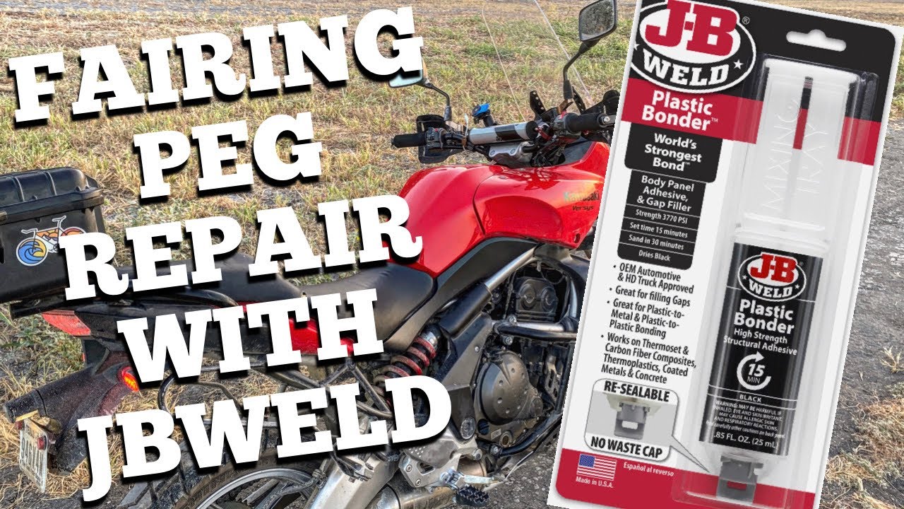 Fairing Peg Repair using JB Weld Plastic Bonder