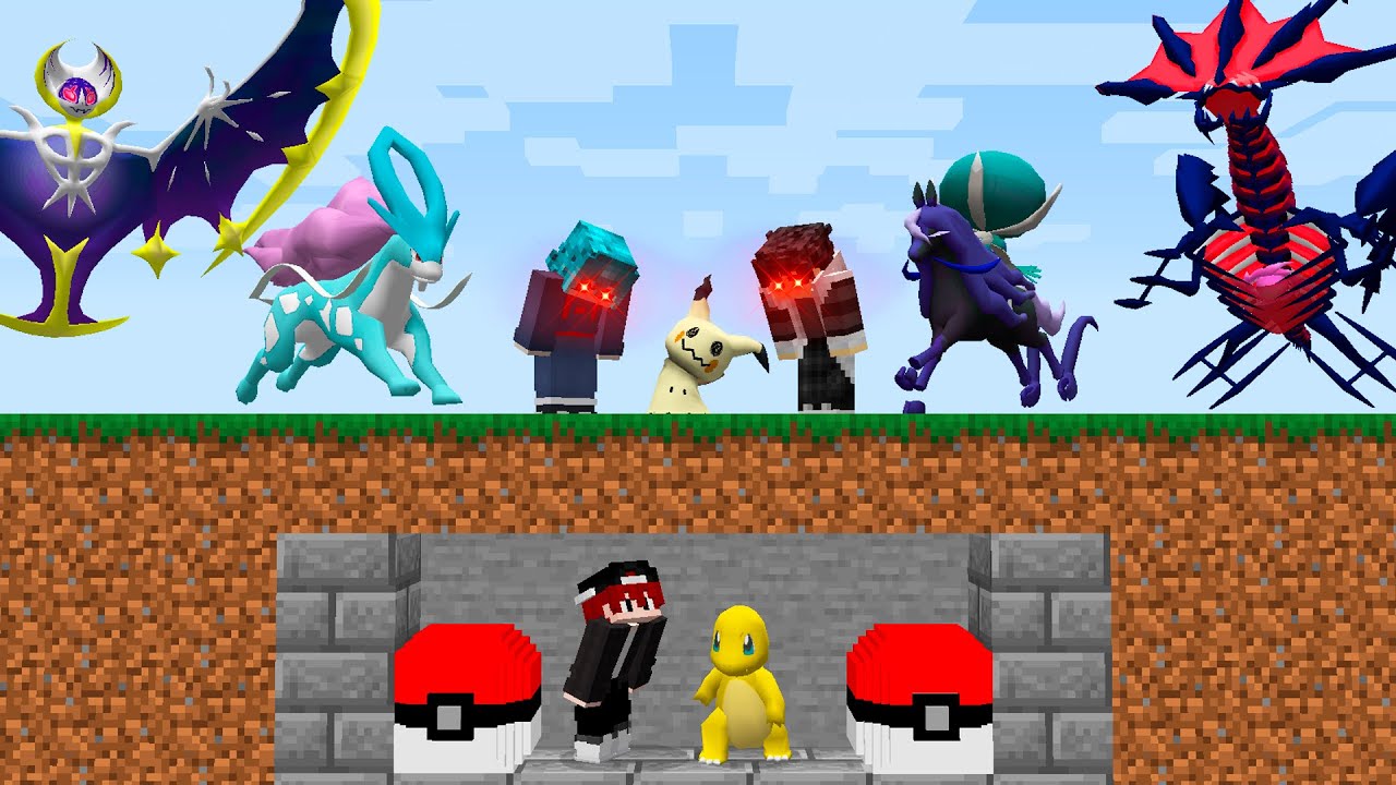 Minecraft Pixelmon Manhunt (2 Ca&ccedil;adores VS 1 Speedrunner)