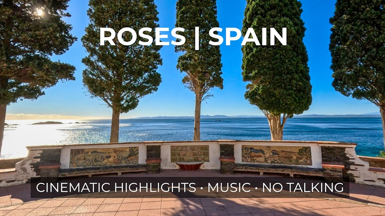  Spain's Coastline by bike: Roses to platja de Canyelles Petites [4k/60]
