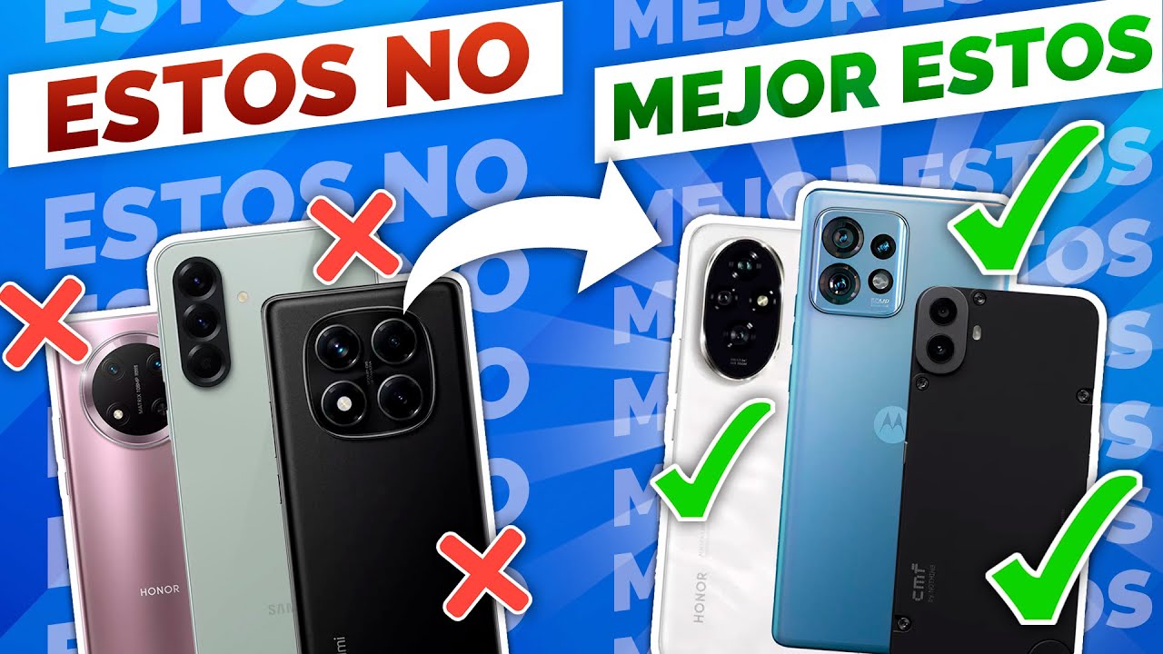 Escoge BIEN - Top Mejores Celulares Gama Media 2025