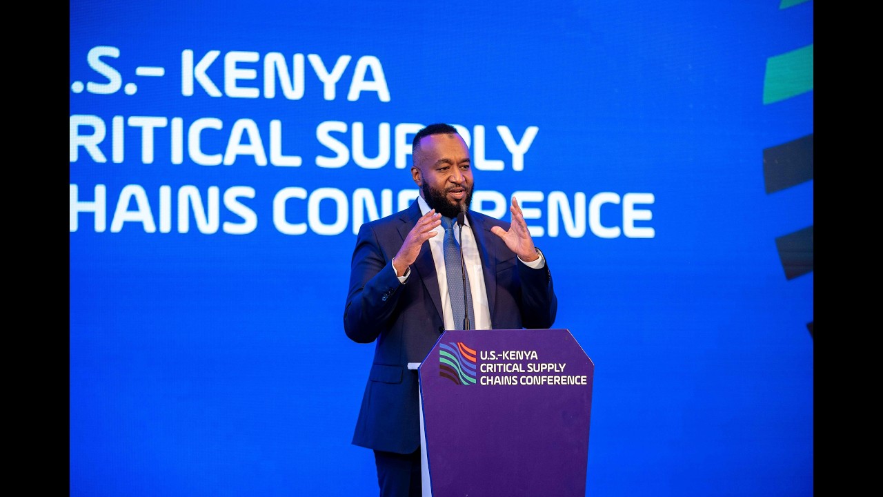 H.E. Hassan Joho, CS, Ministry of Mining, Blue Economy. U.S. - Kenya Critical Supply Chains.