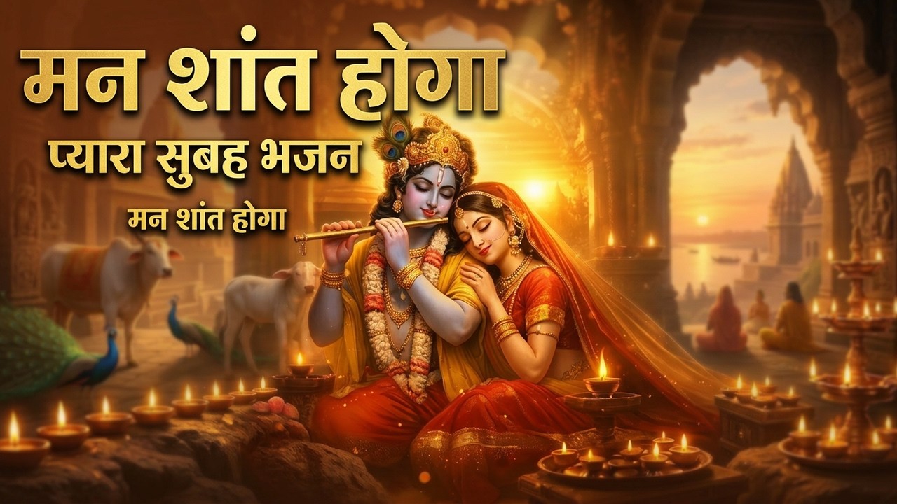 सुबह का सबसे प्यारा कृष्ण भजन | सुनते ही मन शांत हो जाएगा | Radha Krishna Bhajan