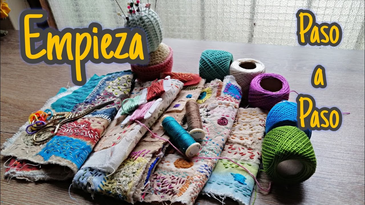 COMO EMPEZAR SLOWSTITCH DESDE CERO / BORDADO EXPERIMENTAL PARA INICIAR