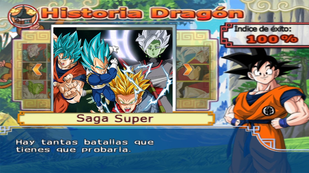 Dragon Ball Z Budokai Tenkaichi 4 - Modo historia MODS Gattai Zamasu vs Trunks, Goku ,Vegeta