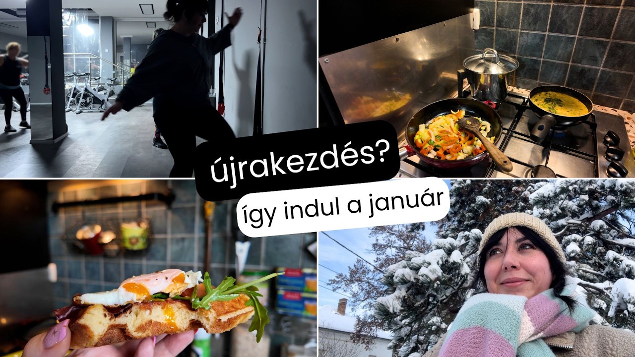 Januári mindennapok VLOG | főzés, mozgás és egy kis motiváció 🌿🧘‍♀️