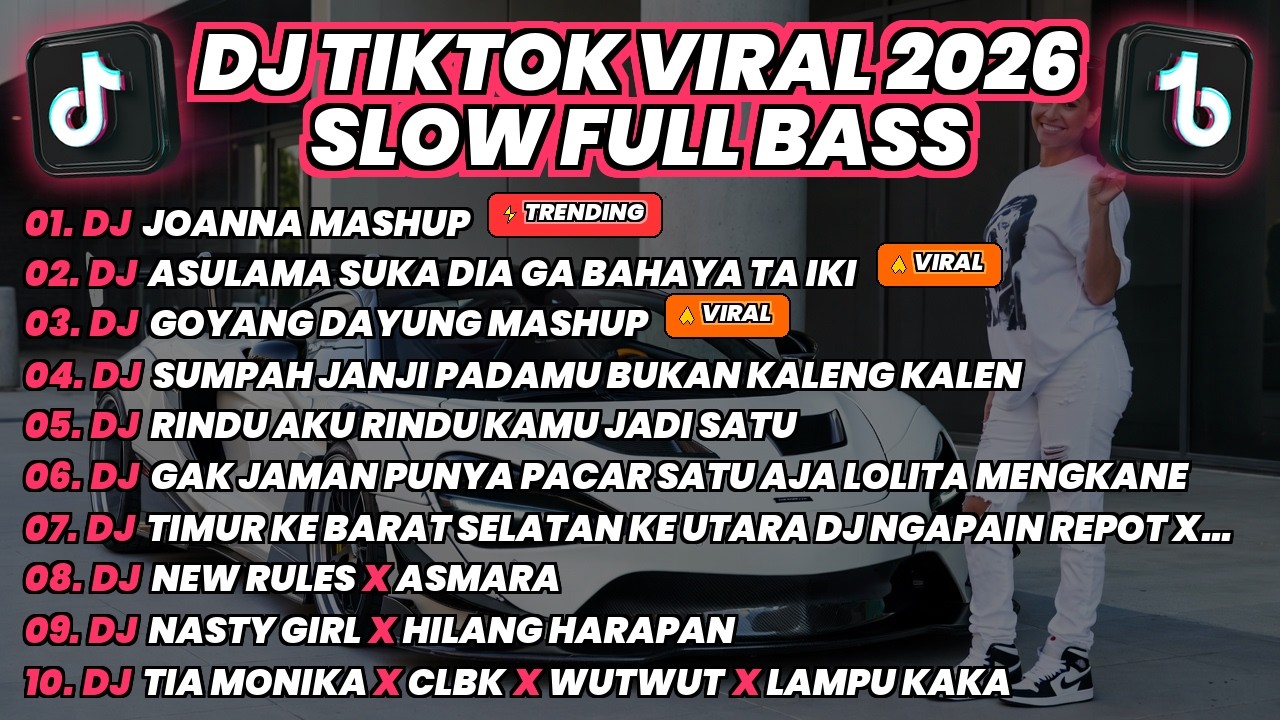 DJ TIKTOK VIRAL TERBARU 2026 - JOANNA MASHUP X ASULAMA SUKA DIA X GOYANG DAYUNG - FULL BASS SLOW
