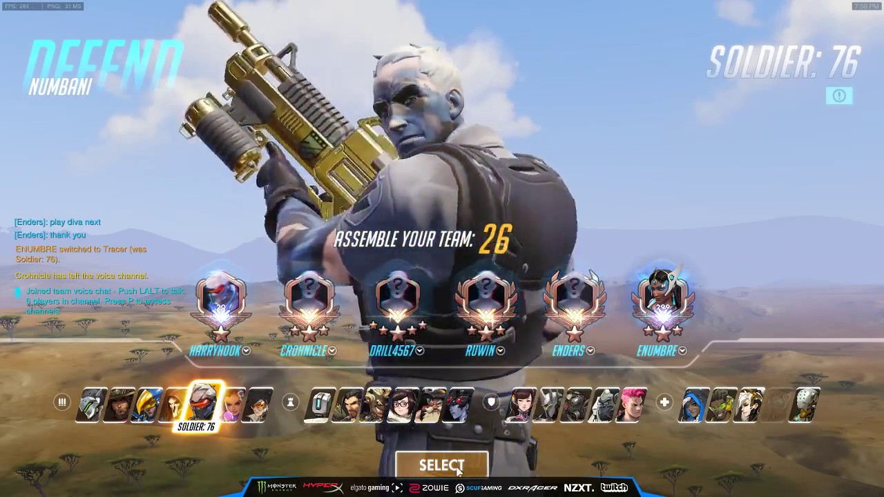 Overwatch Best Soldier Player HarryHook Showing His Skills