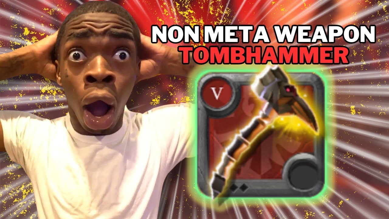 Non Meta Weapon Tombhammer | CORRUPTED DUNGEON | Albion Online PVP