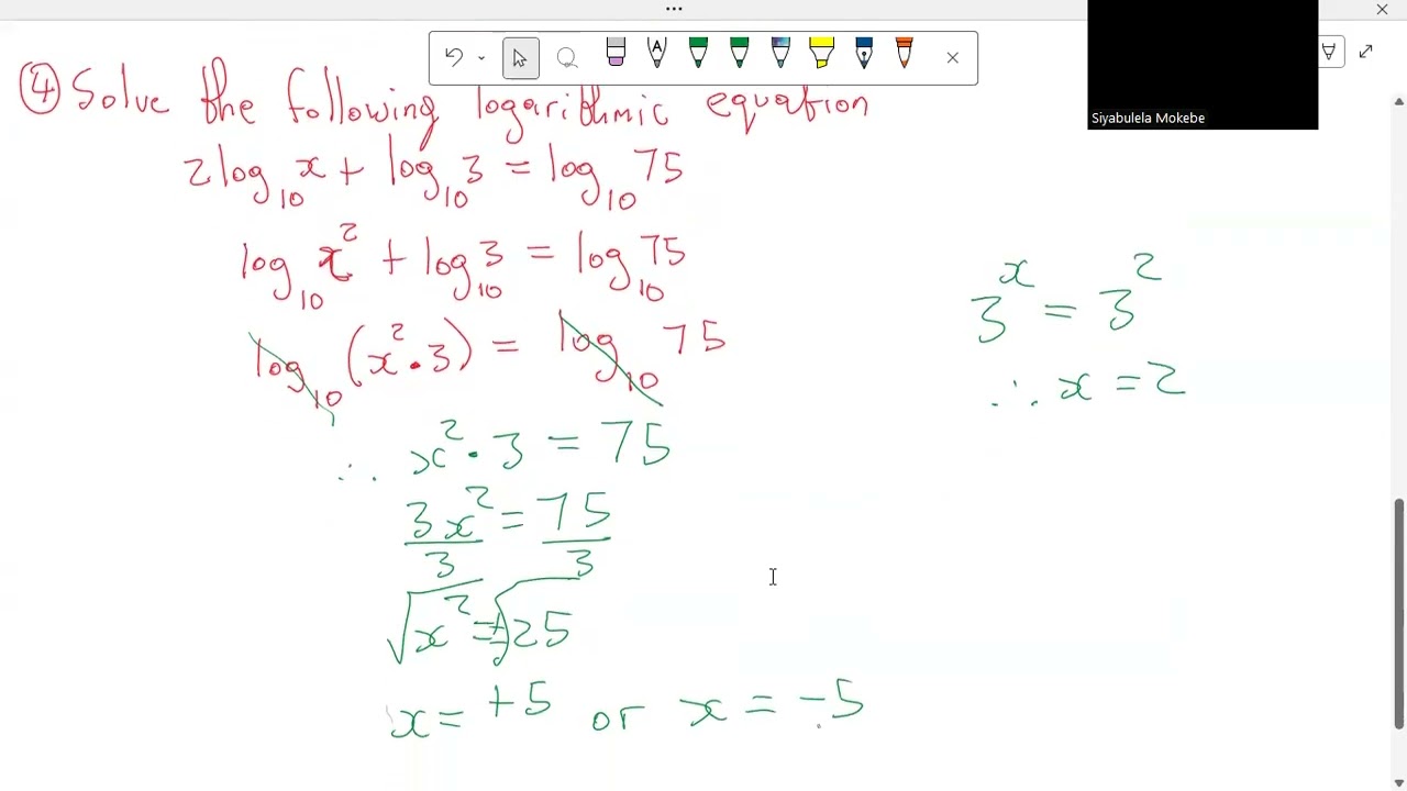 Logarithms practice